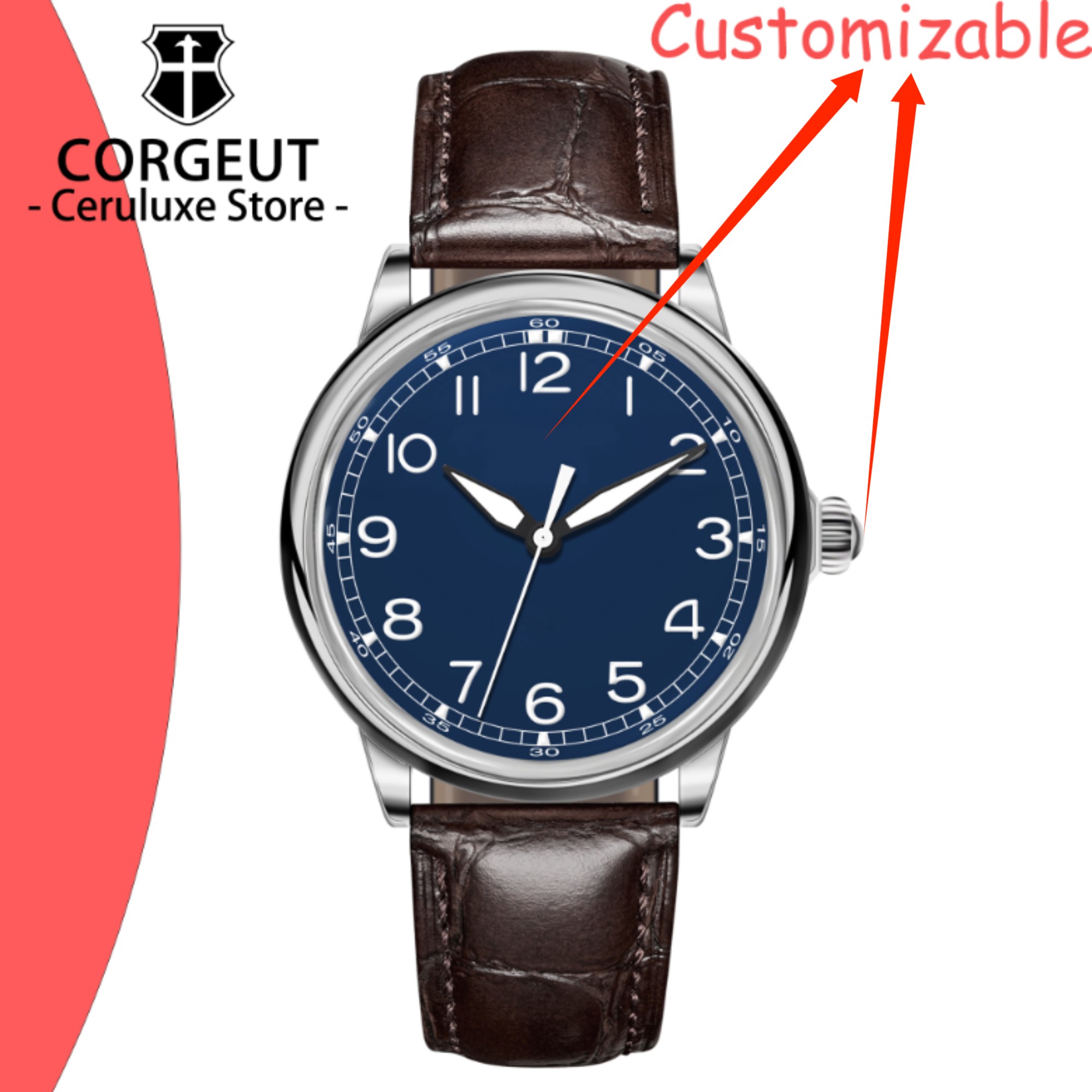 CUSTOM Logo 41mm MIYOTA8215 Au - Jewelry Style Watches recensione e prezzo