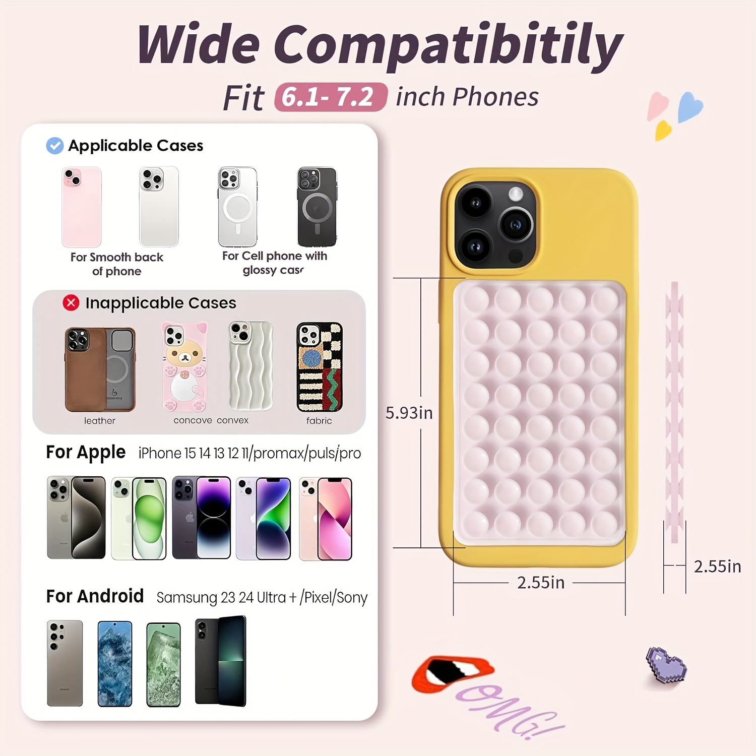 2pcs Double-Sided Silicone Suc - Watches & Jewelry Repair Center New York recensione e prezzo