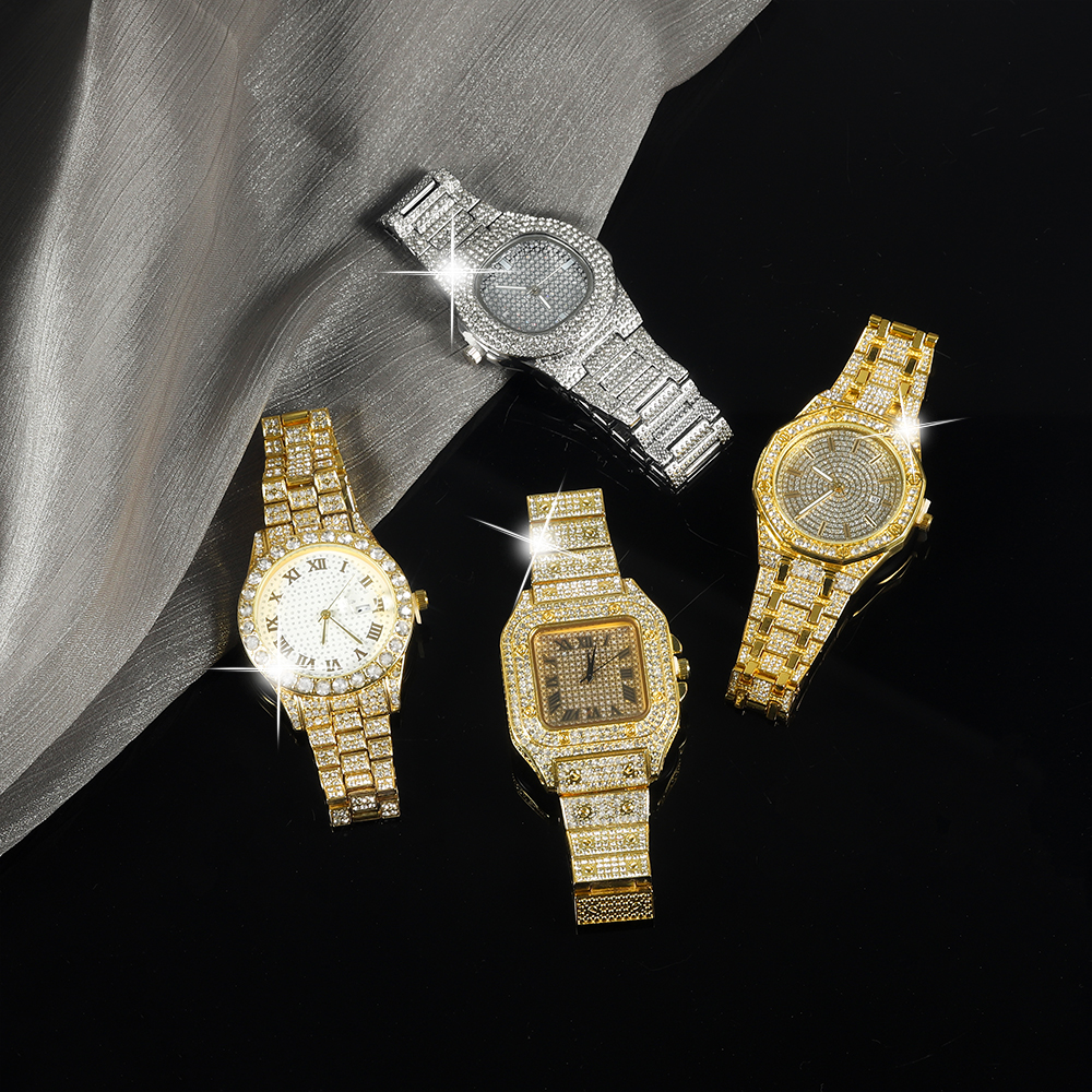 New Punk Men Watch Iced Out Di - Jewelry Type Watches recensione e prezzo
