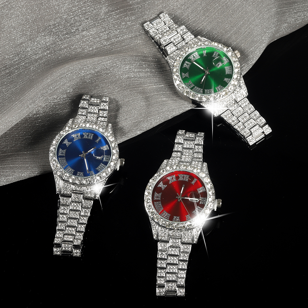 New Punk Men Watch Iced Out Di - Jewelry Type Watches recensione e prezzo