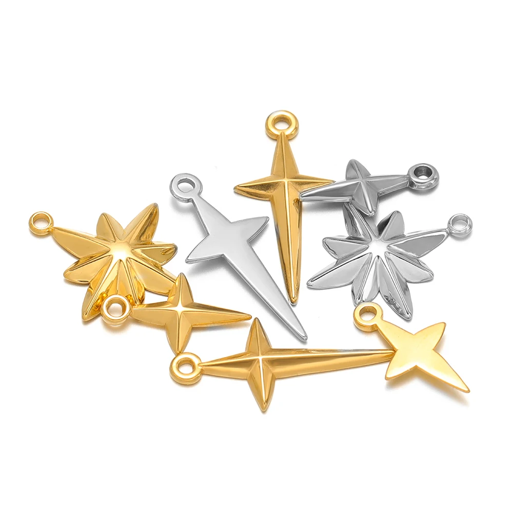 5pcs High Quality Stainless St - Moon Star Earrings recensione e prezzo