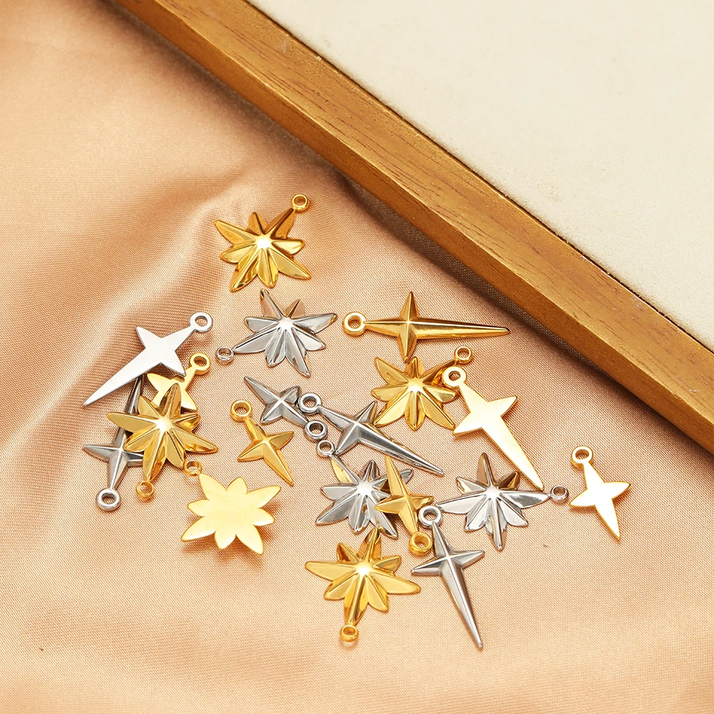 5pcs High Quality Stainless St - Moon Star Earrings recensione e prezzo